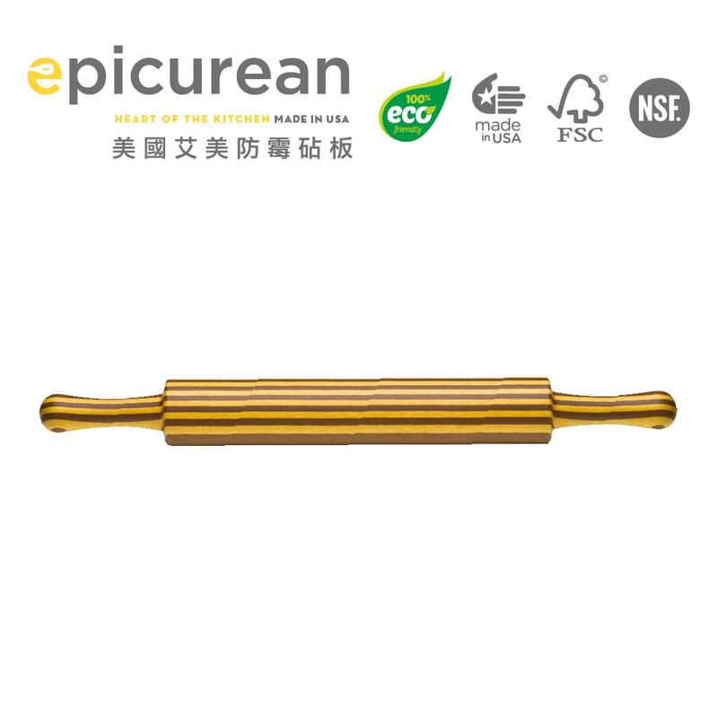Epicurean- 滾針-黃色20X2英寸