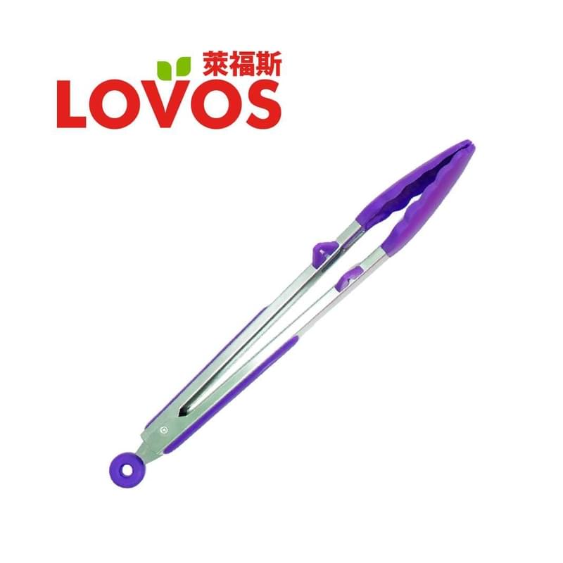Lovos 9" 矽膠食物夾 (紫色)