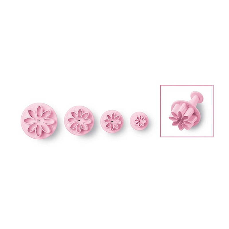 CAKE DESIGN -  4個裝糖花印章 (雛菊圖案)
