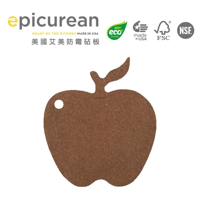 Epicurean 蘋果形砧板14.5 x 12.5 x 1/4 吋