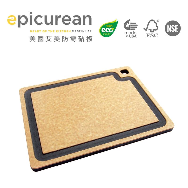 CUTTING BOARD "THICK BOARD" W/JUICE GROOVE & HOLE,