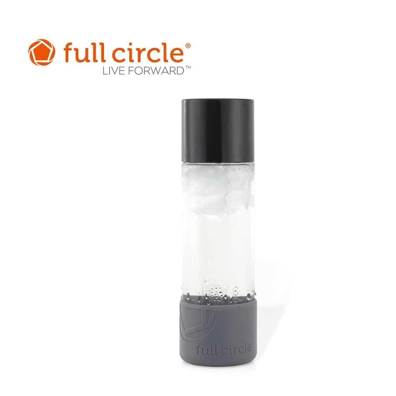 Full Circle 19安士 玻璃水樽 (黑色)