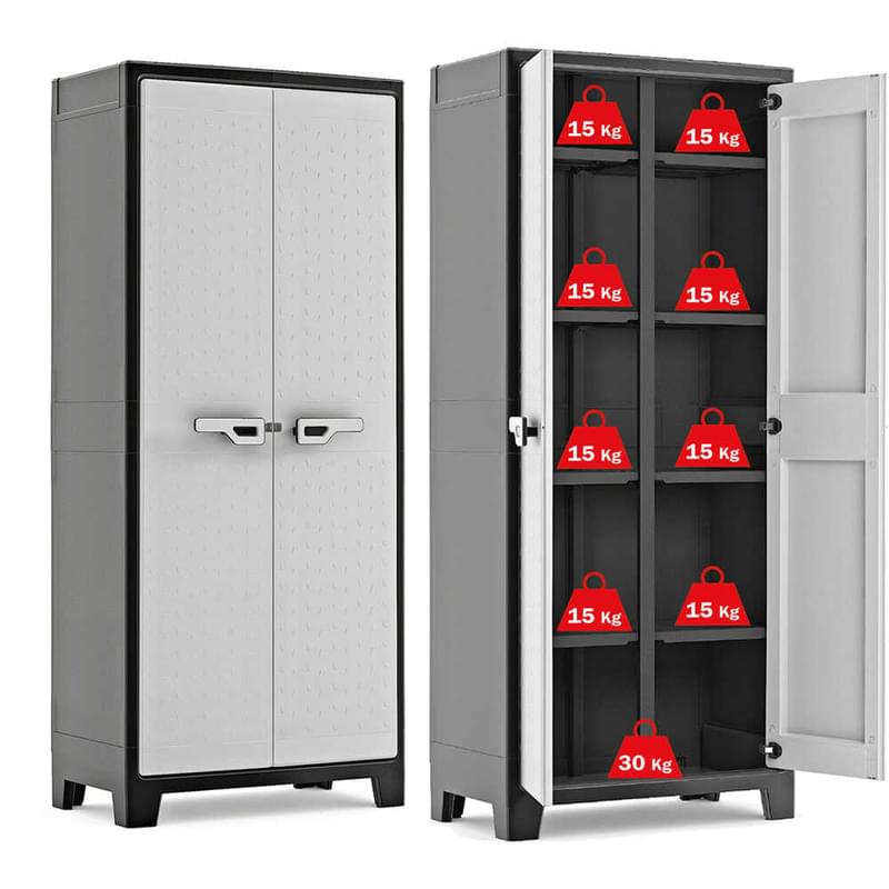 KETER - Titan活用空間雙門高櫃 Multispace Cabinett-意大利製造