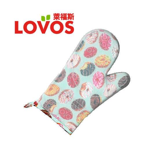 LOVOS 矽膠夾棉隔熱手套 (彩色冬甩)