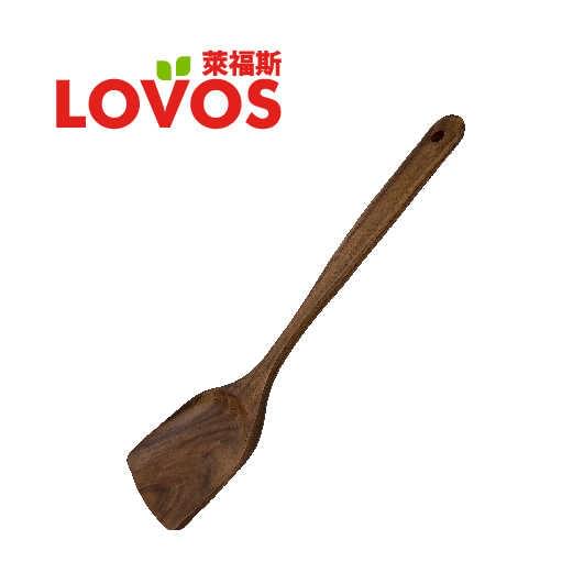LOVOS 柚木中式鑊鏟 7.5x33cm