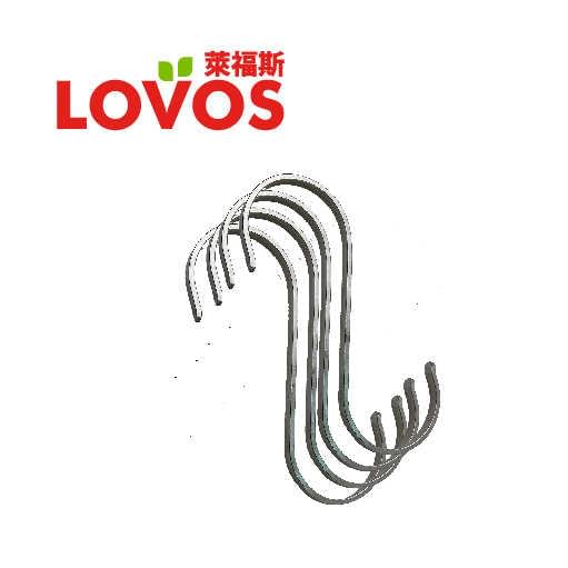 LOVOS 304 不鏽鋼S型掛鉤 (四件套)- 小  19x25mm