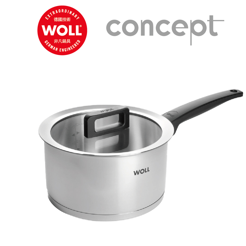 WOLL Concept系列 - 20cm/3.4L 不鏽鋼麵煲（連蓋）(電磁爐適用)