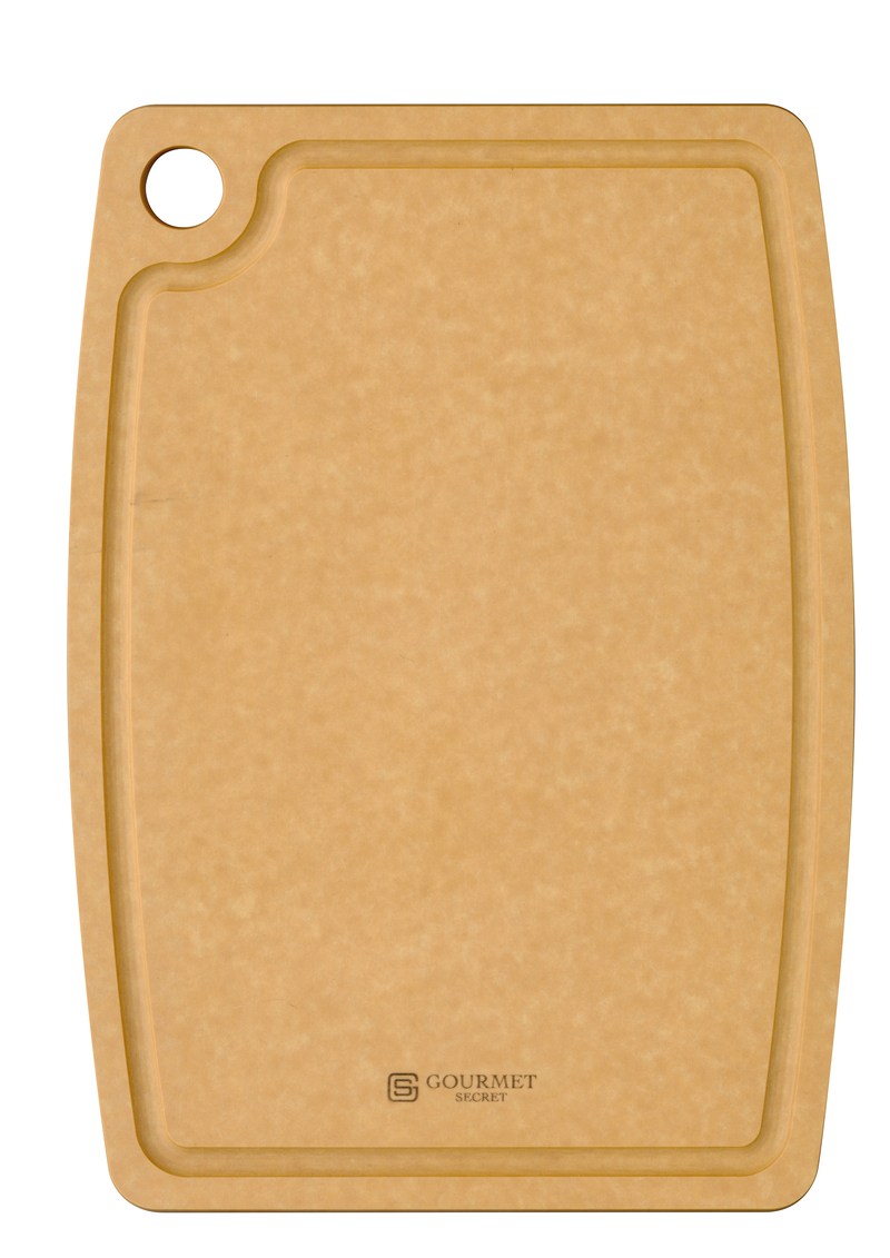 GOURMET SECRET 防霉．防漏槽款砧板(370mm x 265mm))